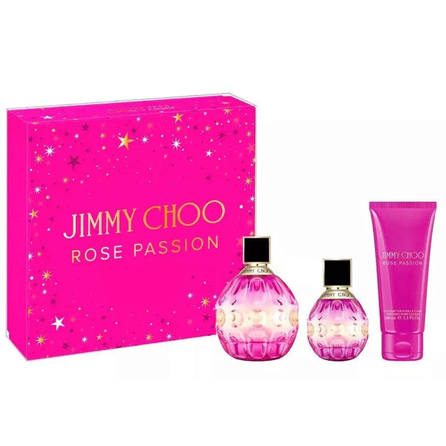 Rose Passion By Jimmy Choo For Women (3pc Gift Set) - perfumesandrea