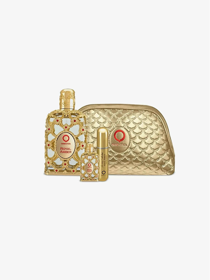 Royal Amber By Orientica  For Women (4pc Gift Set) - perfumesandrea