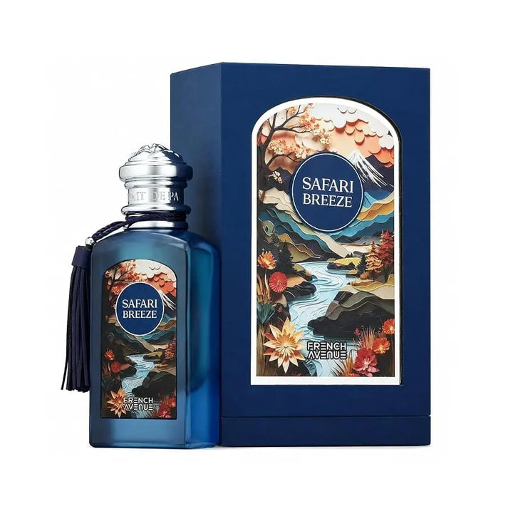Safari Breeze by French Avenue Unisex 3.4oz EDP perfume bottle