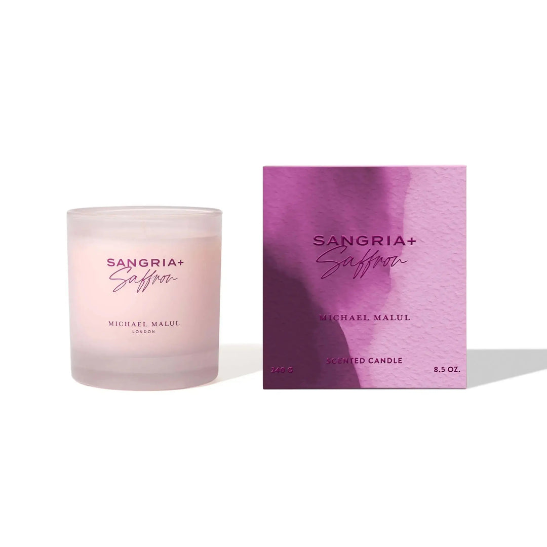 Sangria +Safron Candle By Michael Malul For Unisex 8.5oz Spray Michael Malul