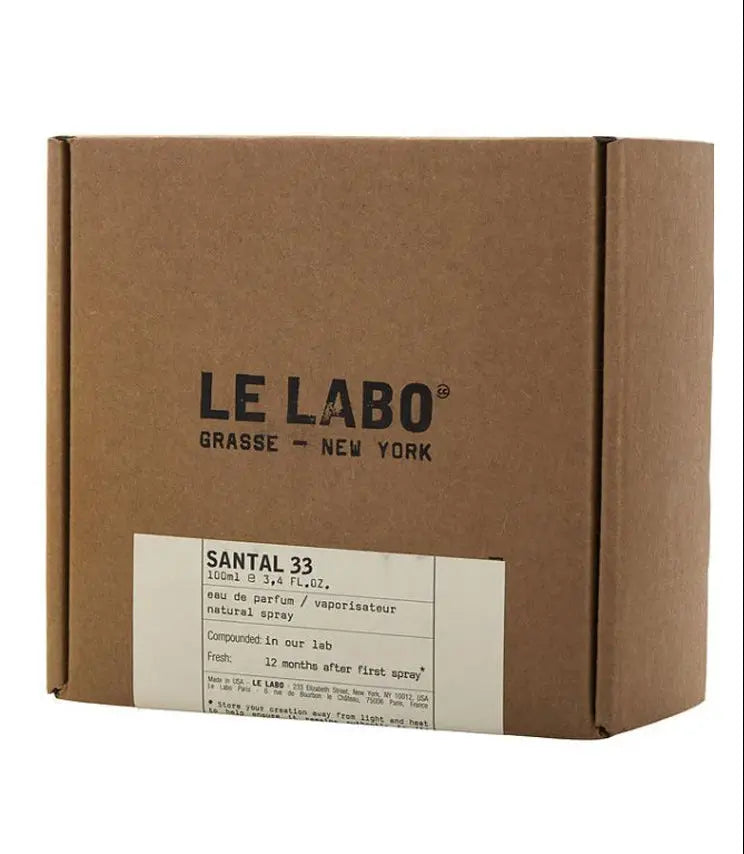 Santal 33 by Le Labo original 3.4oz Eau de Parfum box
