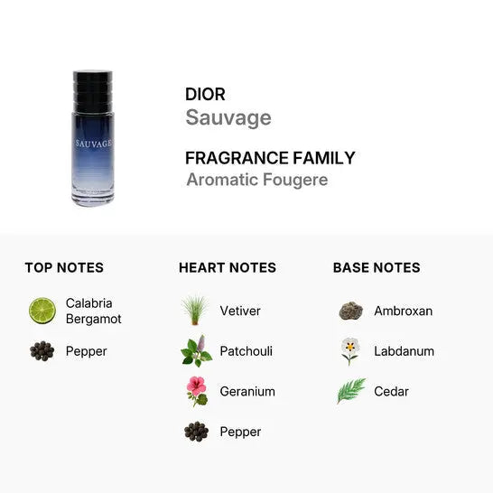 Sauvage Dior bold masculine fragrance for men