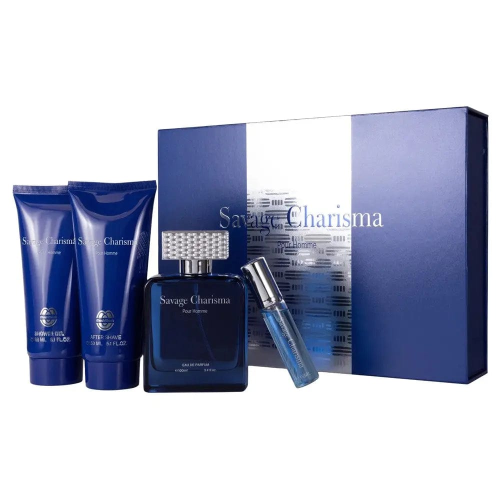 Savage Charisma By Mush Mush For Men 4Pcs Set EDP Spray Mush Mush