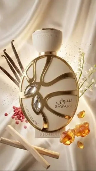 Sawaar Vanille Blanc sweet caramel vanilla fragrance for women