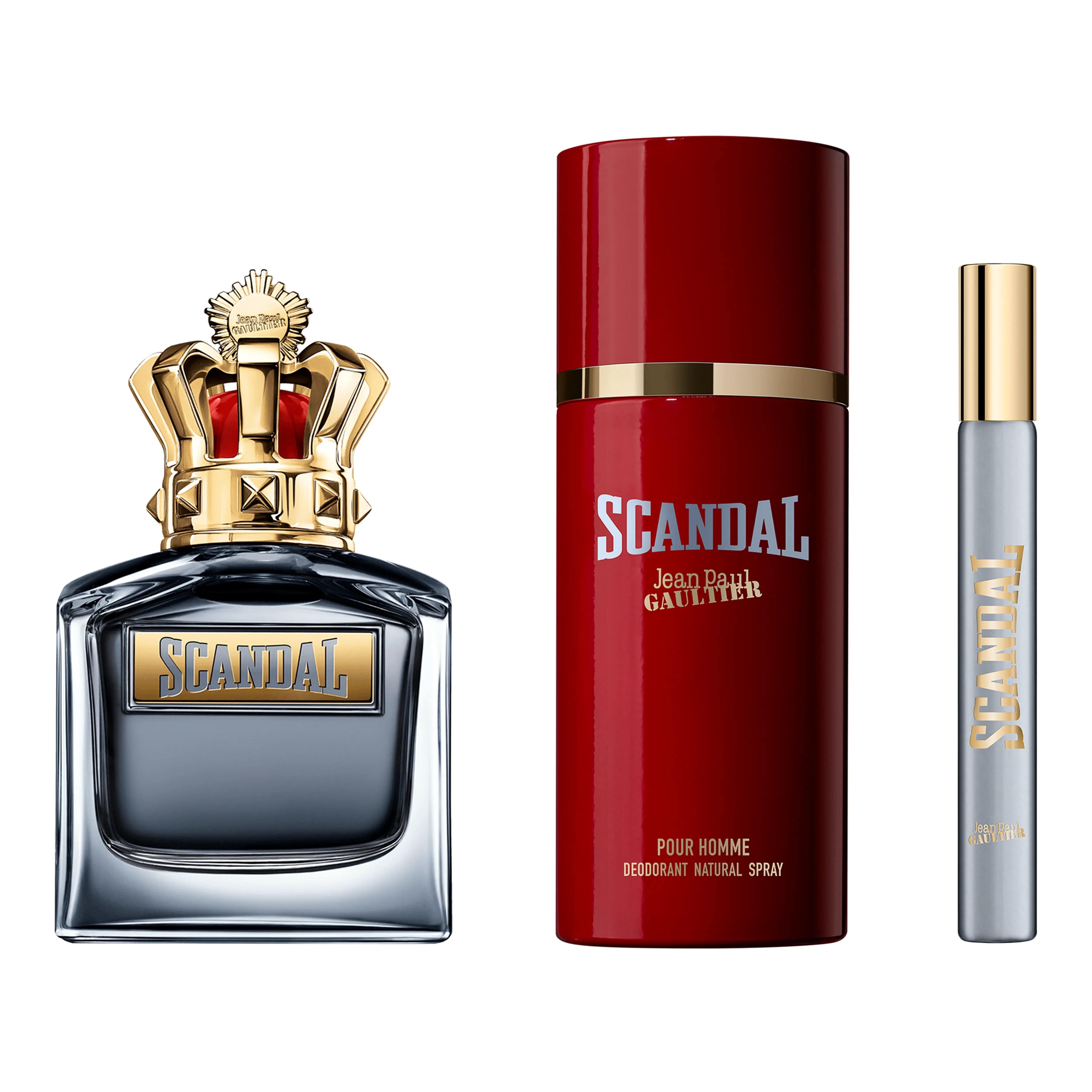 Jean Paul Gaultier Scandal Pour Homme Men's 3Pc Gift Set Eau De Parfum.