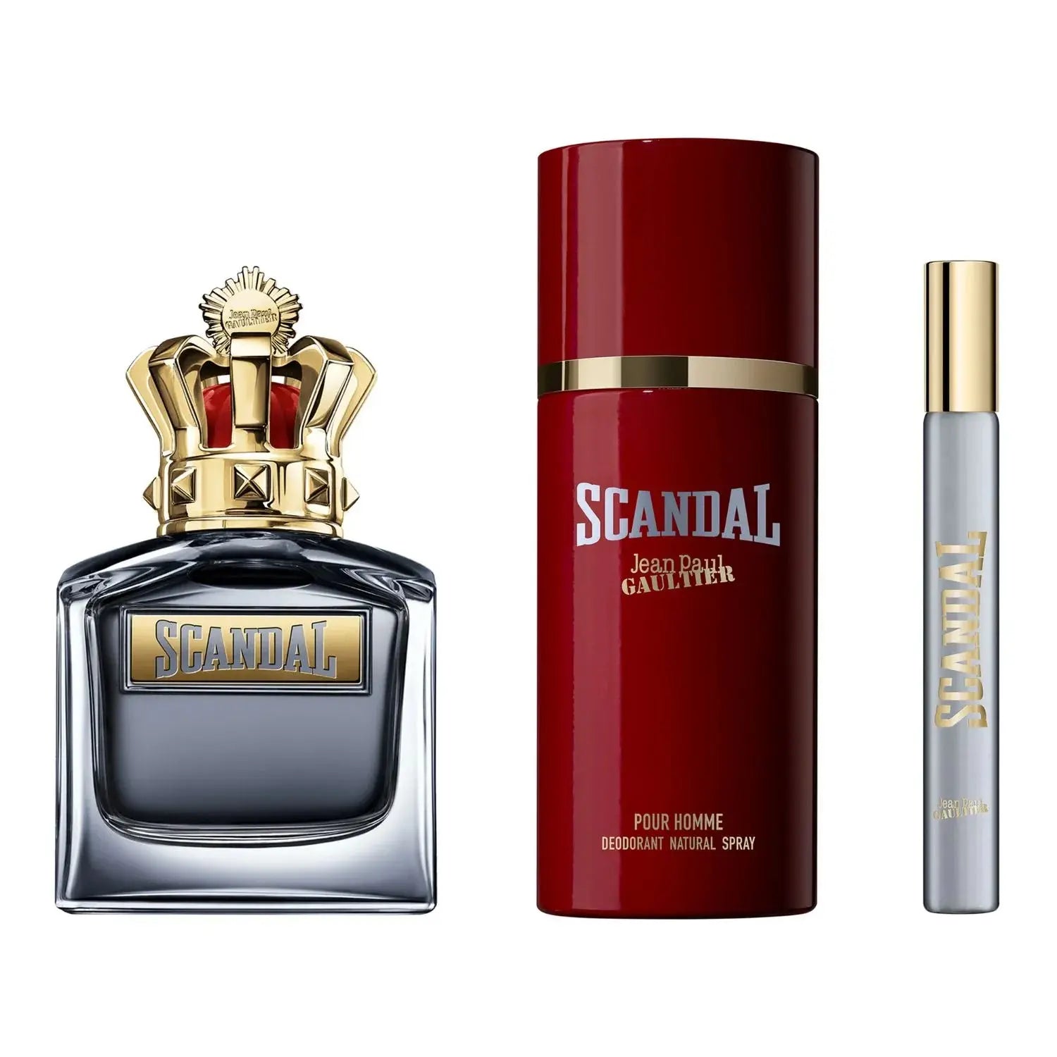 Scandal Pour Homme By Jean Paul Gaultier For Men 3Pcs Set EDT Spray JEAN PAUL GAULTIER