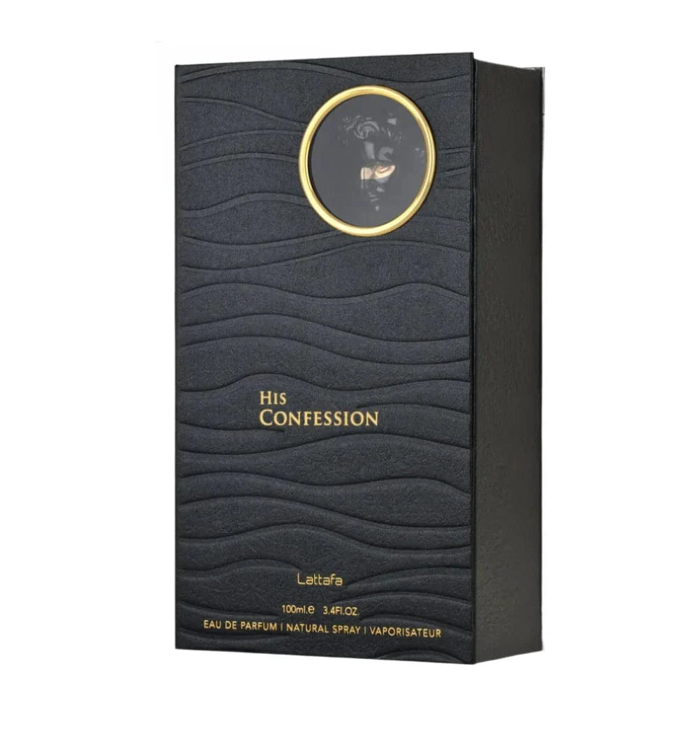 His Confession By Lattafa Men's Eau De Parfum 3.4oz
