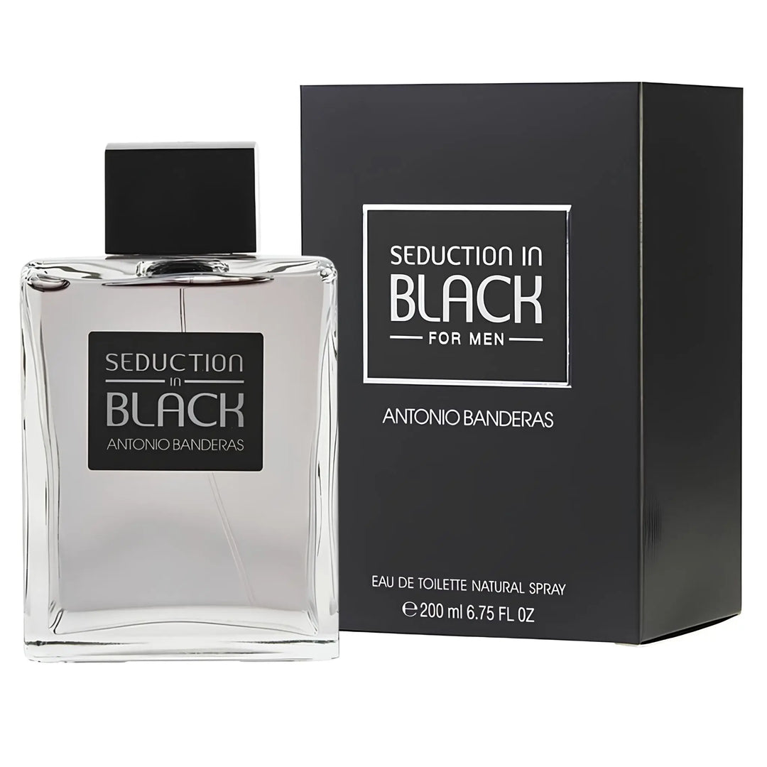 Seduction Black By Antonio Banderas For Men 6.7oz EDT Spray