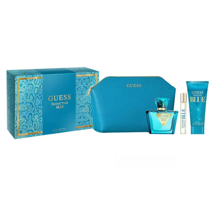 Seductive Blue By Guess For Women EDT Spray (3pc Gift Set) Guess