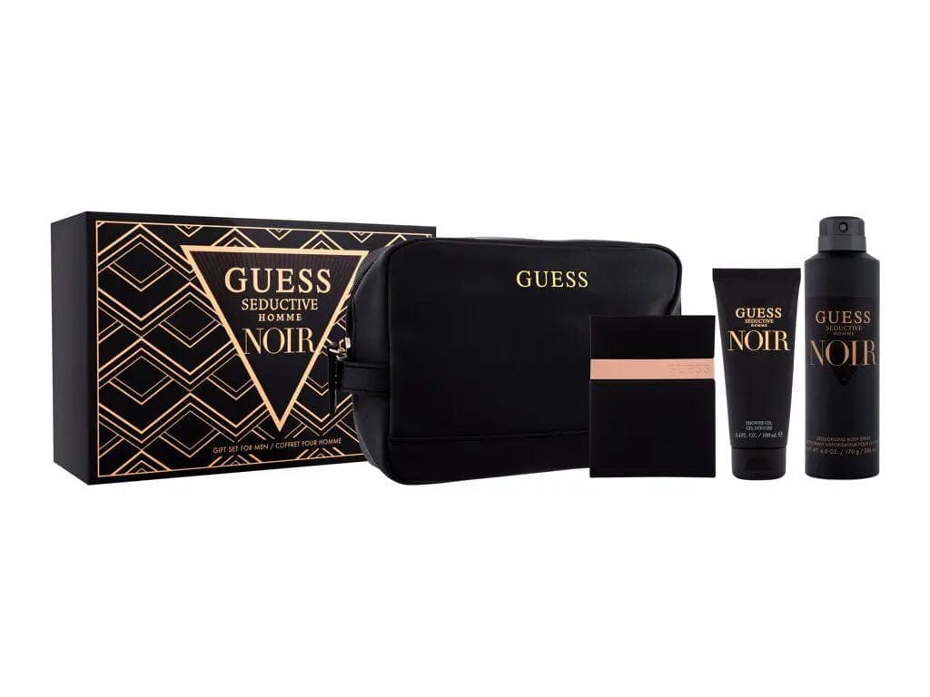Guess Seductive Homme Noir Men's 4Pc Gift Set EDT.