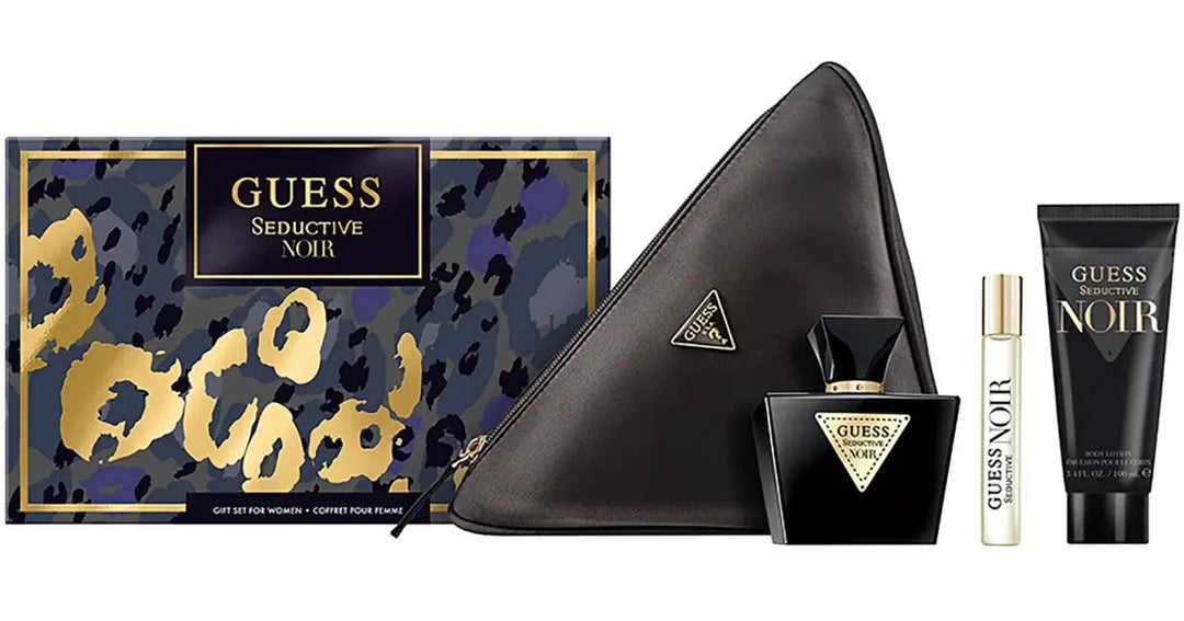 Seductive Noir 4-Piece Set By Guess For Women 2.5oz EDT Spray