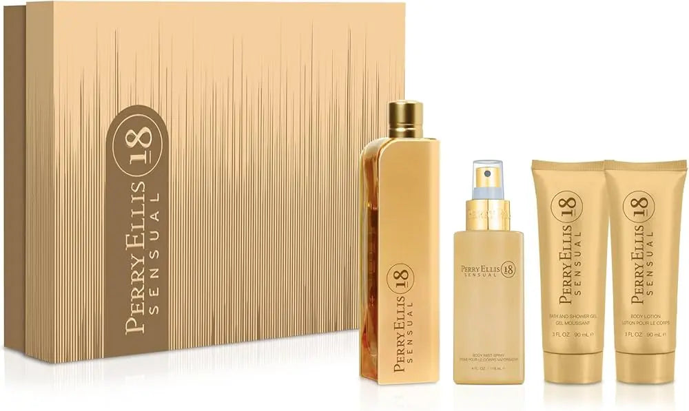 Sensual 18 By Perry Ellis For Women 3Pcs Set EDP Spray Perry Ellis