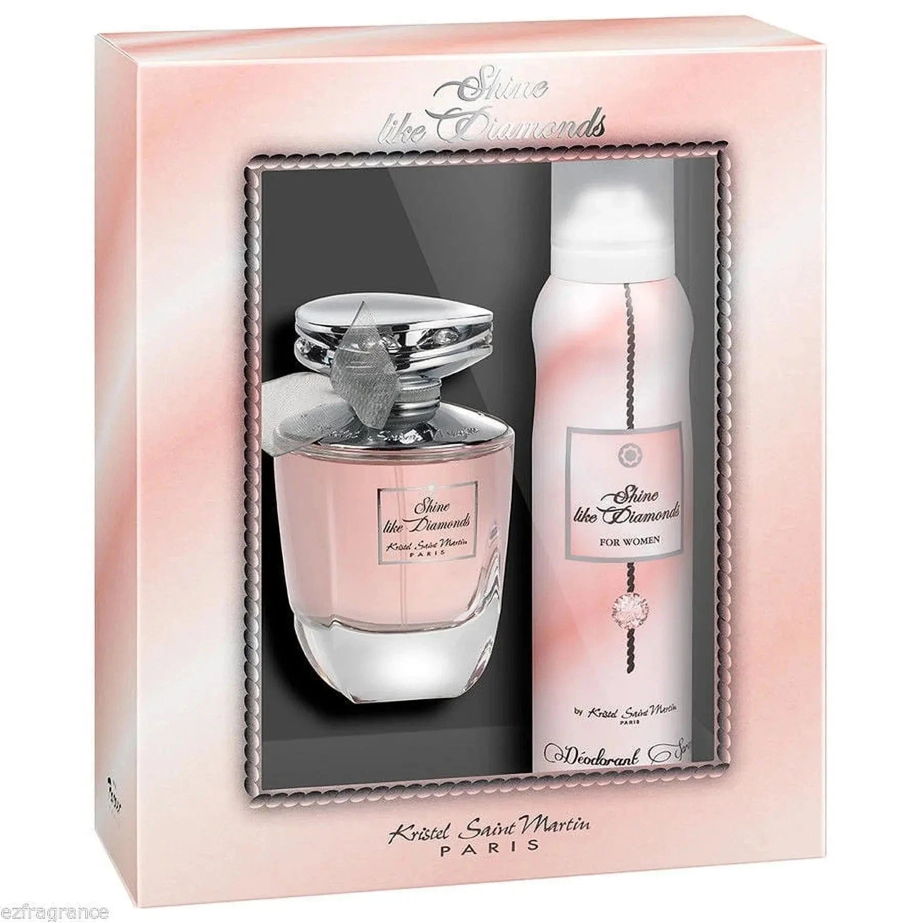 Shine Like A Diamond By Kristen Saint Martin For Women 2Pcs Set EDP Spray Kristel Saint Martin