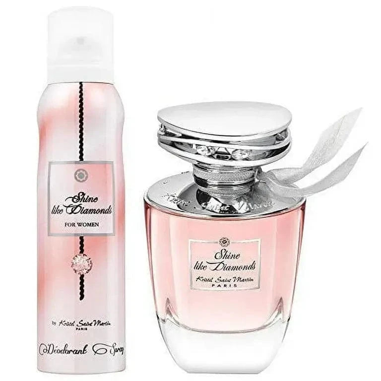 Shine Like A Diamond By Kristen Saint Martin For Women 2Pcs Set EDP Spray Kristel Saint Martin