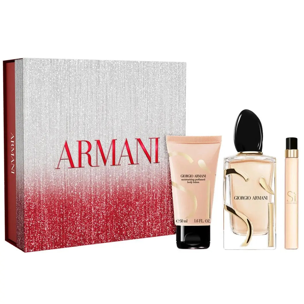 Si 3-Piece Set By Giorgio Armani For Women 3.4oz EDP Spray