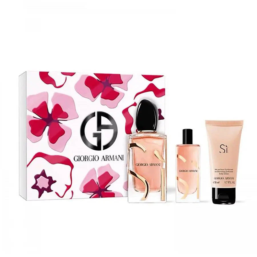 Si Intense By Giorgio Armani For Women 3Pcs Set EDP Spray Giorgio Armani