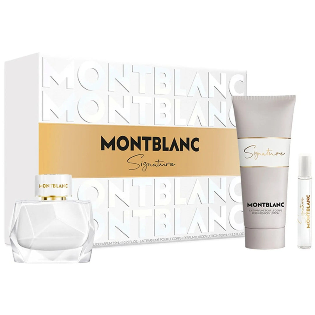 Signature 3-Piece Set By Mont Blanc 3.0oz For Women EDP Spray