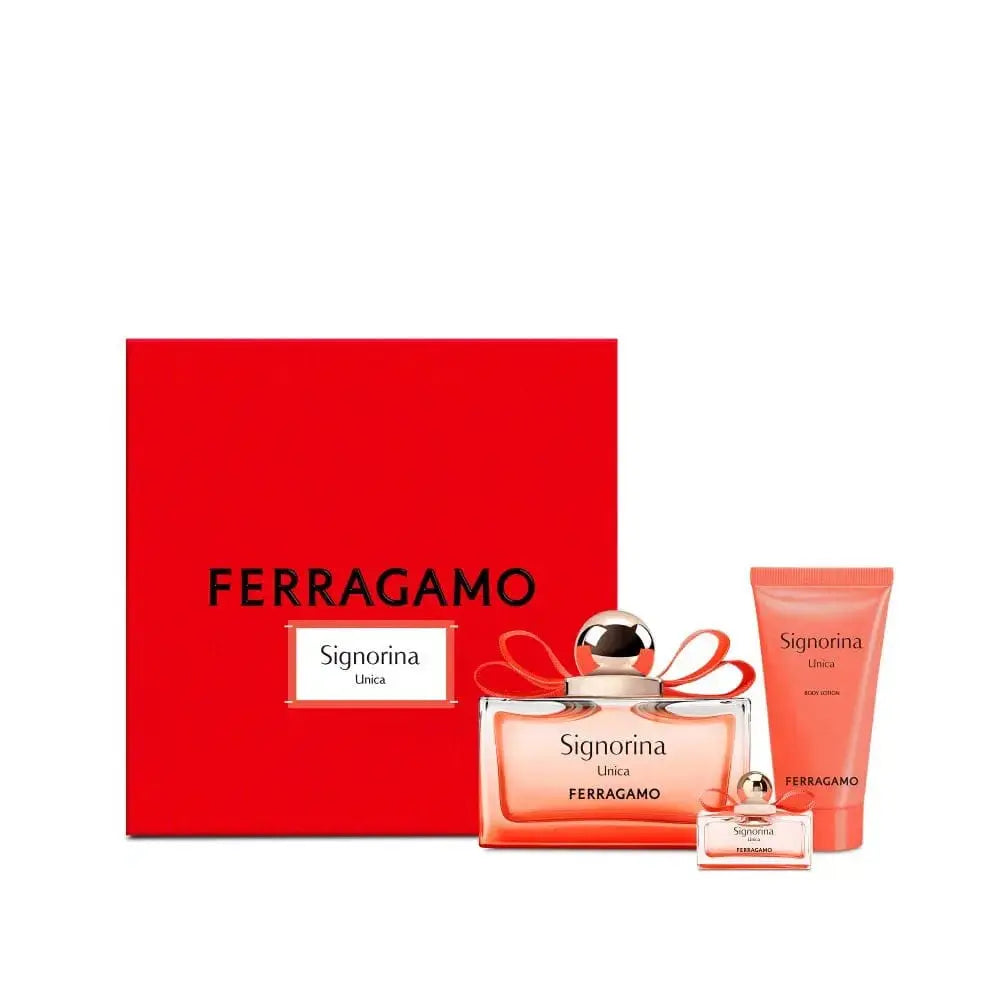 Signorina by Salvatore Ferragamo elegant feminine fragrance set
