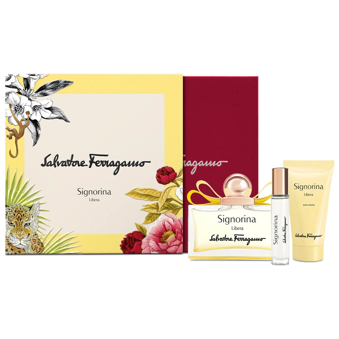 Signorina Libera 3-Piece Set By Salvatore Ferragamo For Women 3.4oz EDP Spray