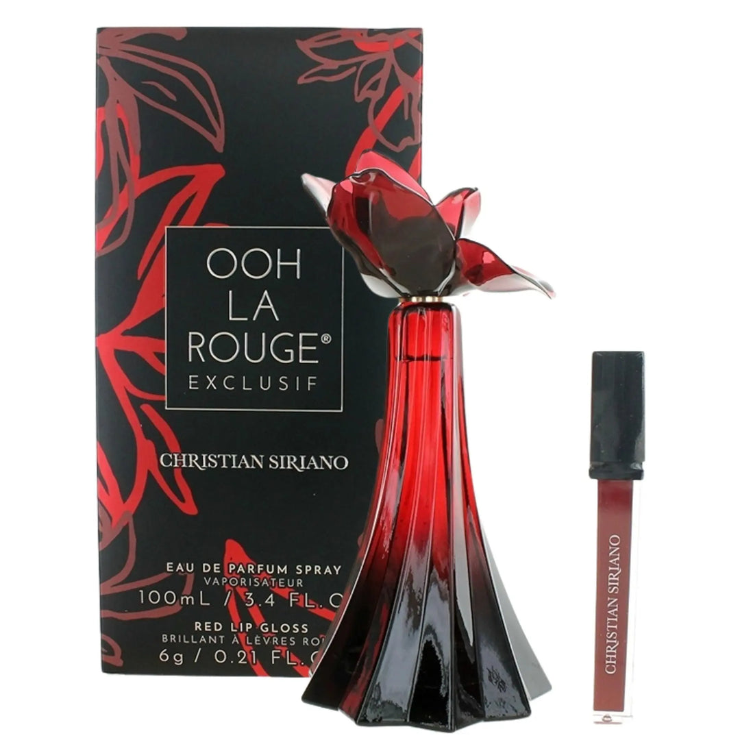 Ooh La Rouge 2-Piece Set By Christian Siriano For Women 3.4oz EDP Spray