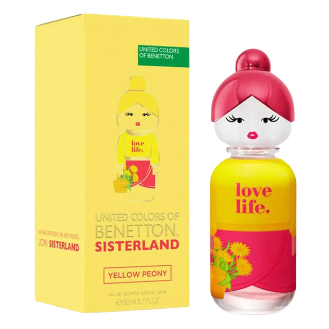Sisterland Yellow Peony By Benetton For Women 2.7oz EDP Spray