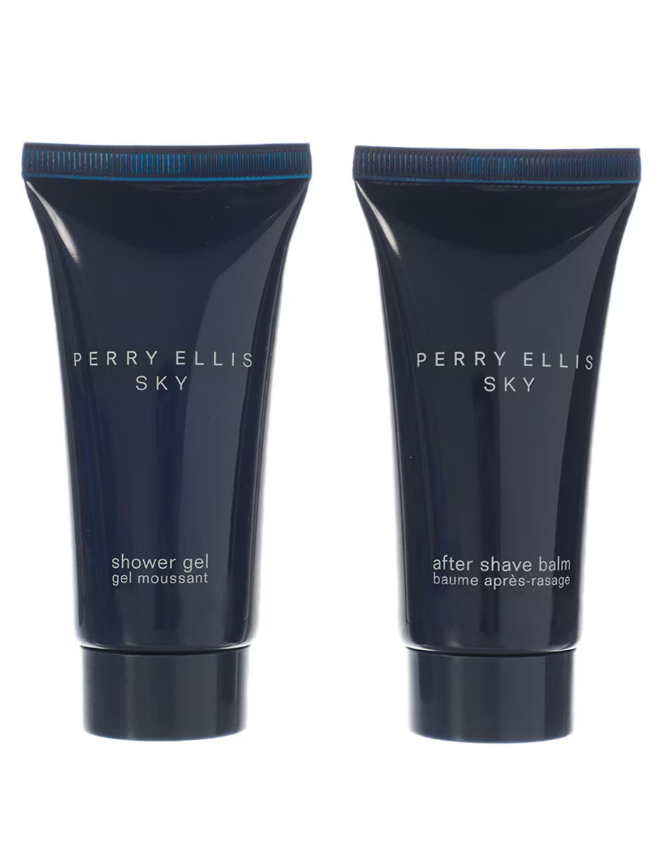 Sky By Perry Ellis For Men 4Pcs Set EDT Spray Perry Ellis