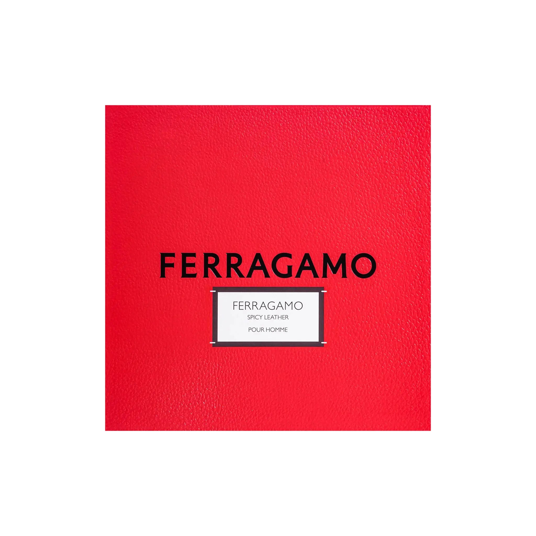 Spicy Leather By Salvatore Ferragamo For Men Parfum 3Pcs Set Spray Salvatore Ferragamo