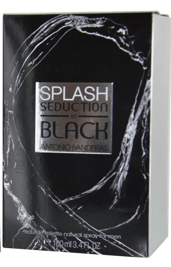 Splash Seduction In Black By Antonio Banderas For Men 3.4oz EDT Spray Antonio Banderas