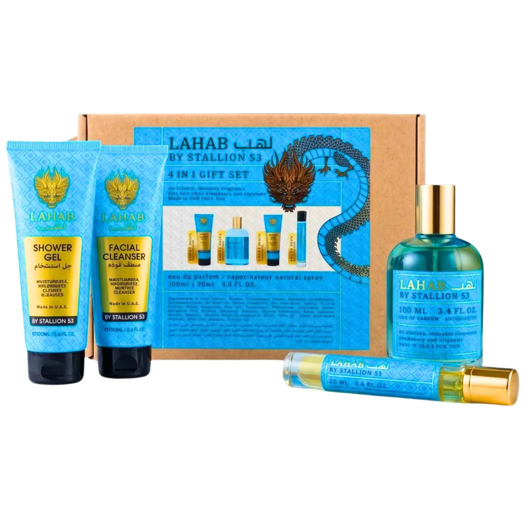 Stallion 53 Lahab 4-Piece Set By Emper For Unisex 3.4oz EDP Spray
