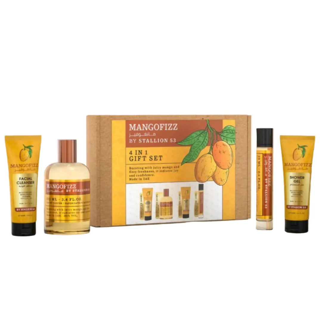 Stallion 53 Mangofizz 4-Piece Set By Emper For Unisex 3.4oz EDP Spray