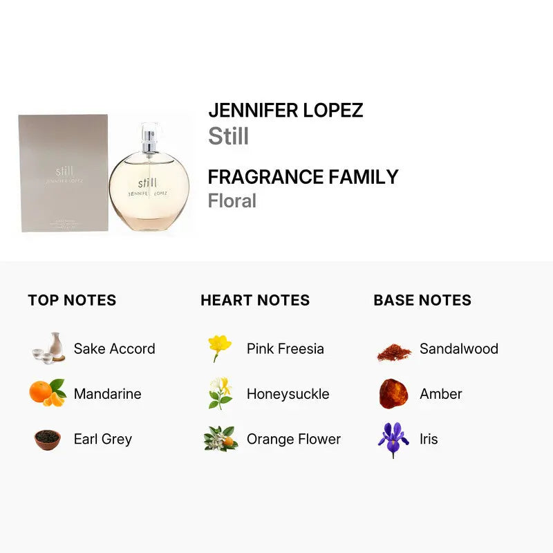 Still by Jennifer Lopez EDP bottle detail
