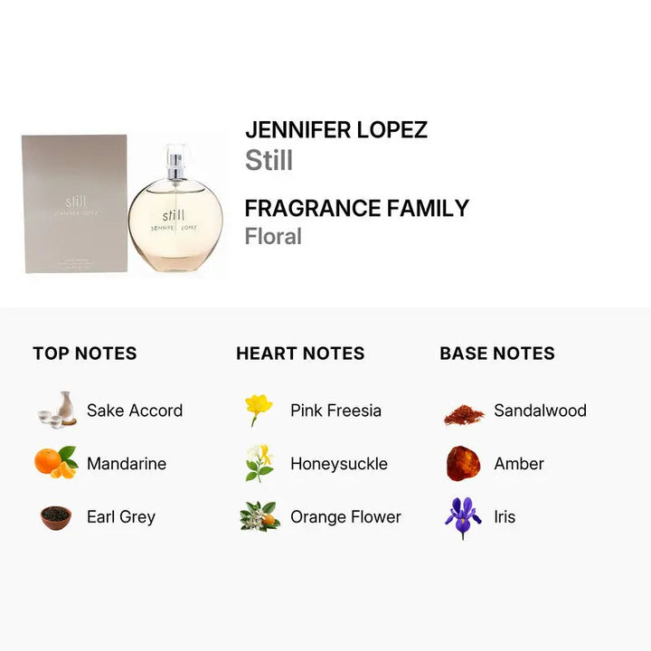 Still by Jennifer Lopez EDP bottle detail
