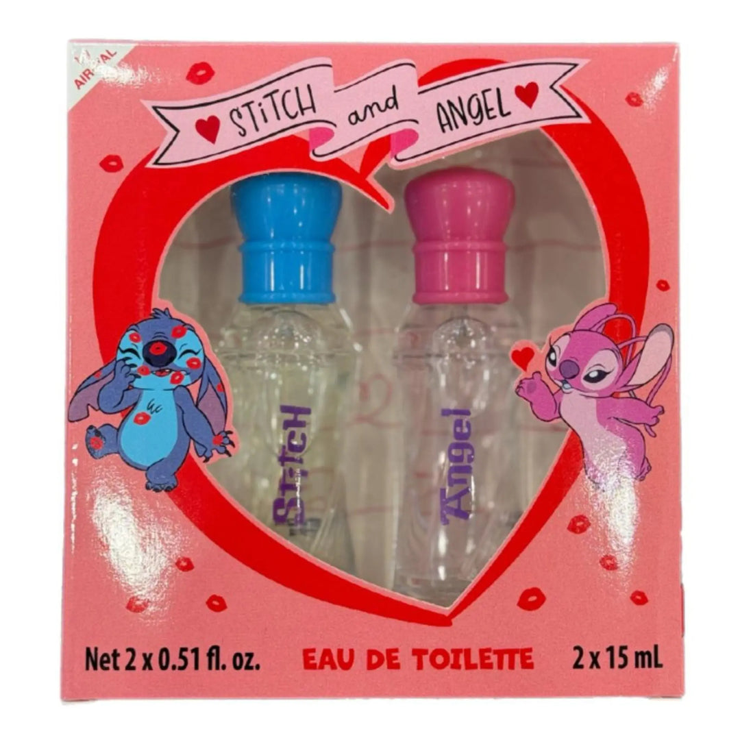 Stitch Duo 2-Piece Set By Air Val For Kids 0.51oz EDT Spray