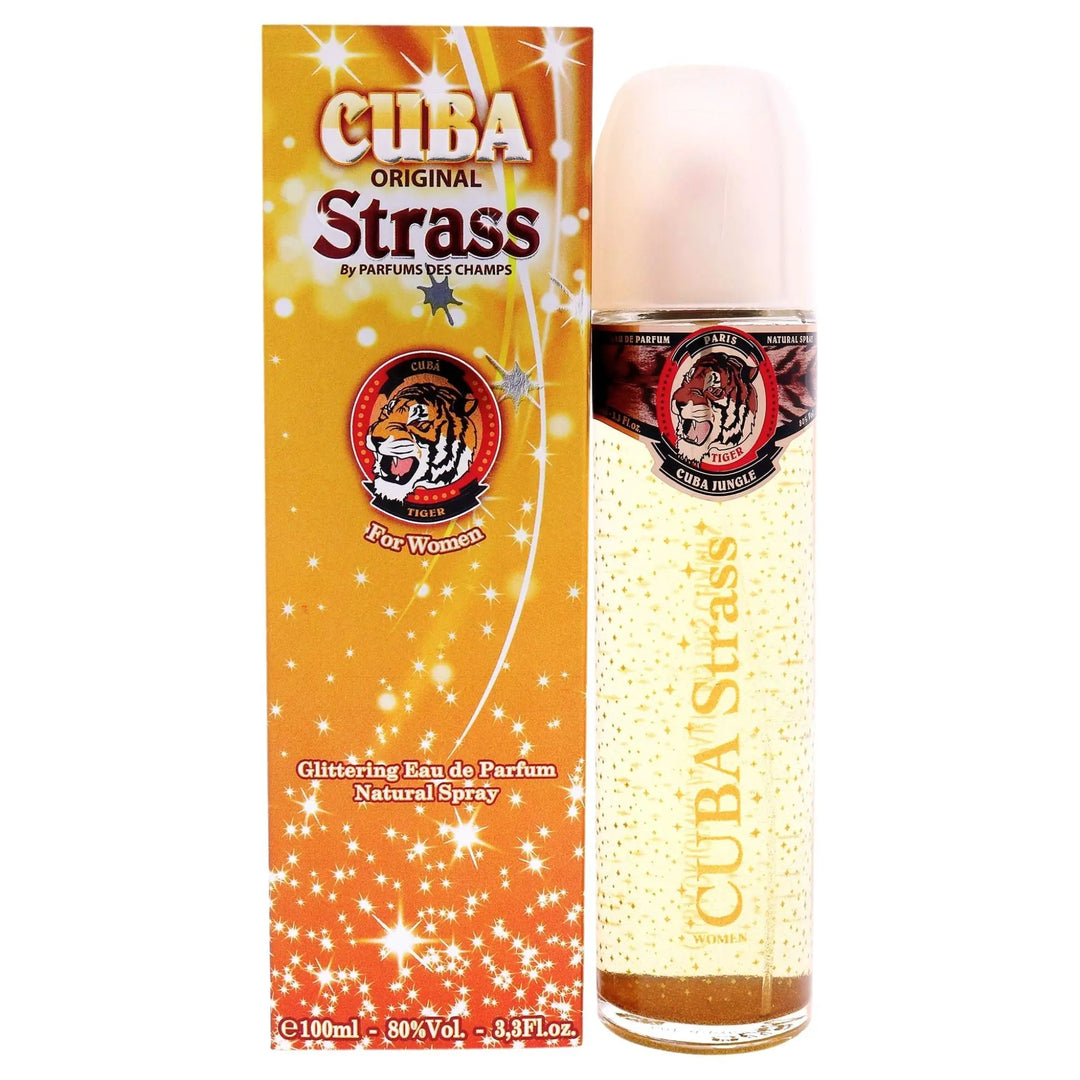 Strass Tiger By Cuba For Women 3.4oz EDT Spray