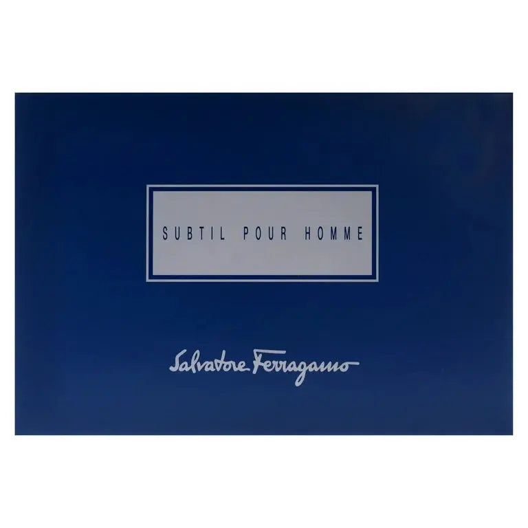 Subtil Pour Homme By Salvatore Ferragamo For Men 3Pcs Set EDT Spray Salvatore Ferragamo