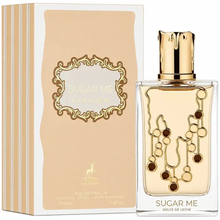 Sugar Me Dulce De Leche by Maison Alhambra Women 3.4oz EDP perfume bottle