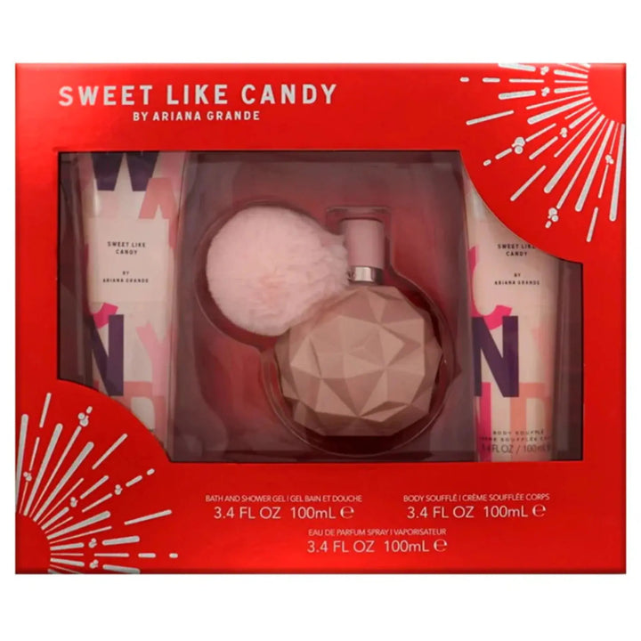 Sweet Like Candy 3-Piece Set By Ariana Grande For Women 3.4oz EDP Spray