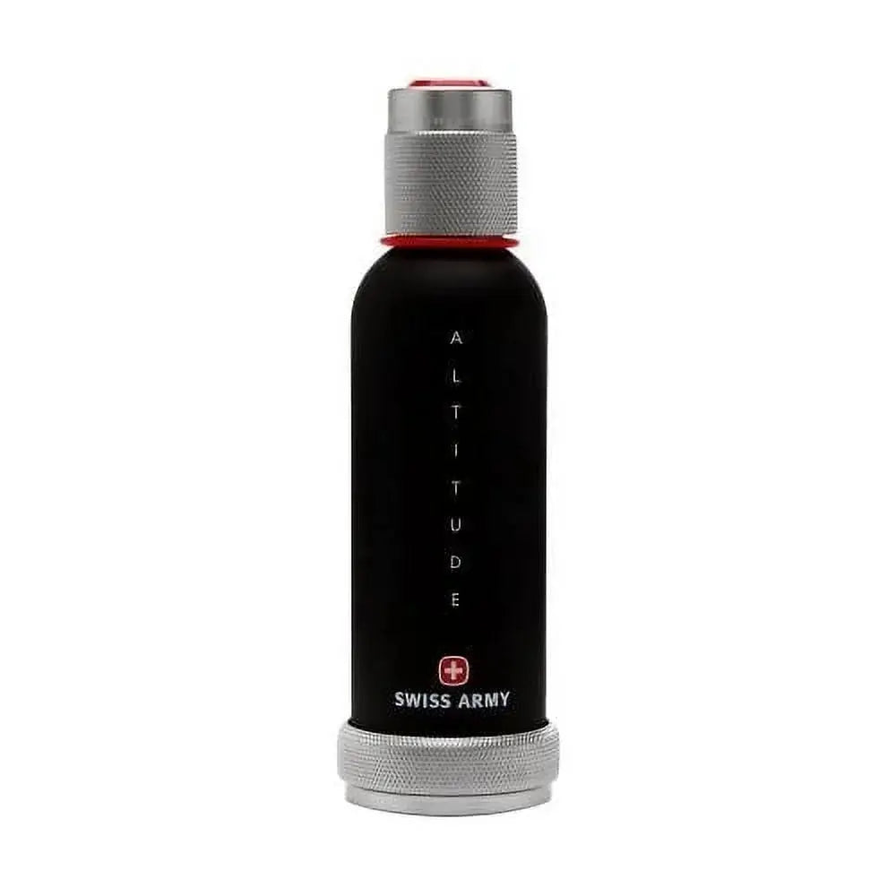 Swiss Army Altitude Tester EDT bottle detail by Victorinox