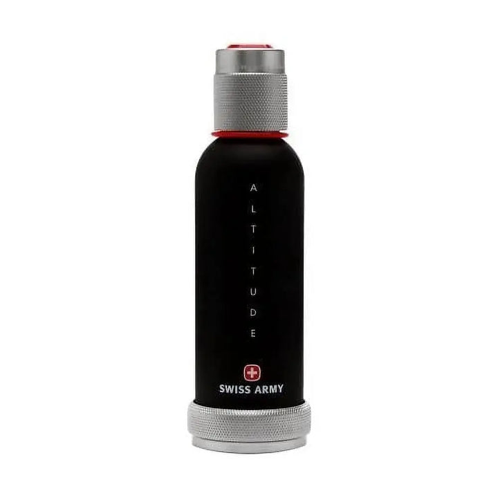 Swiss Army Altitude Tester EDT bottle detail by Victorinox