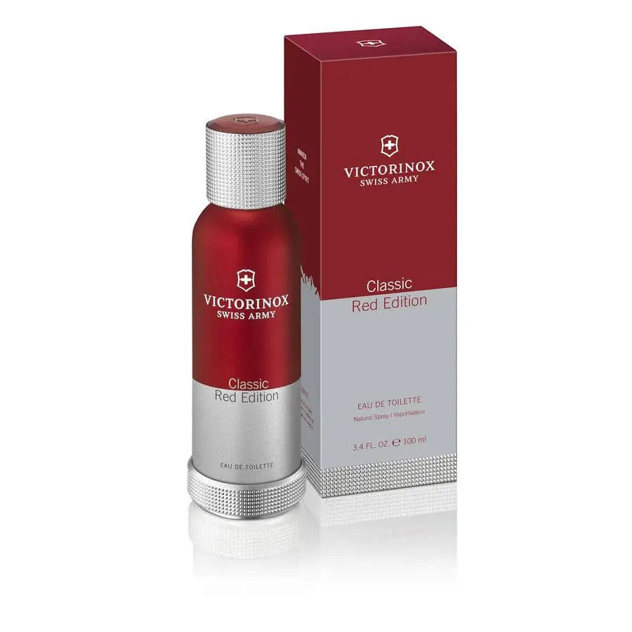 Swiss Army Classic Red Edition by Victorinox for Men 3.4oz EDT perfume bottle
