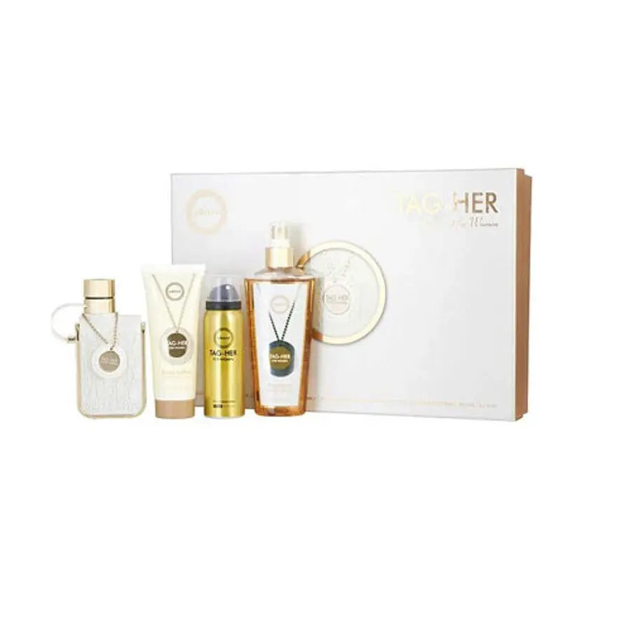 Tag Her Pour Femme By Armaf For Women (4pc Gift Set) - perfumesandrea