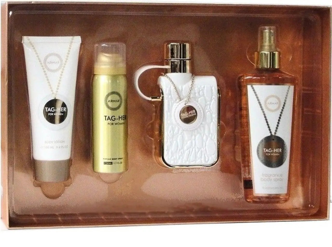 Tag Her Pour Femme By Armaf For Women (4pc Gift Set) - perfumesandrea