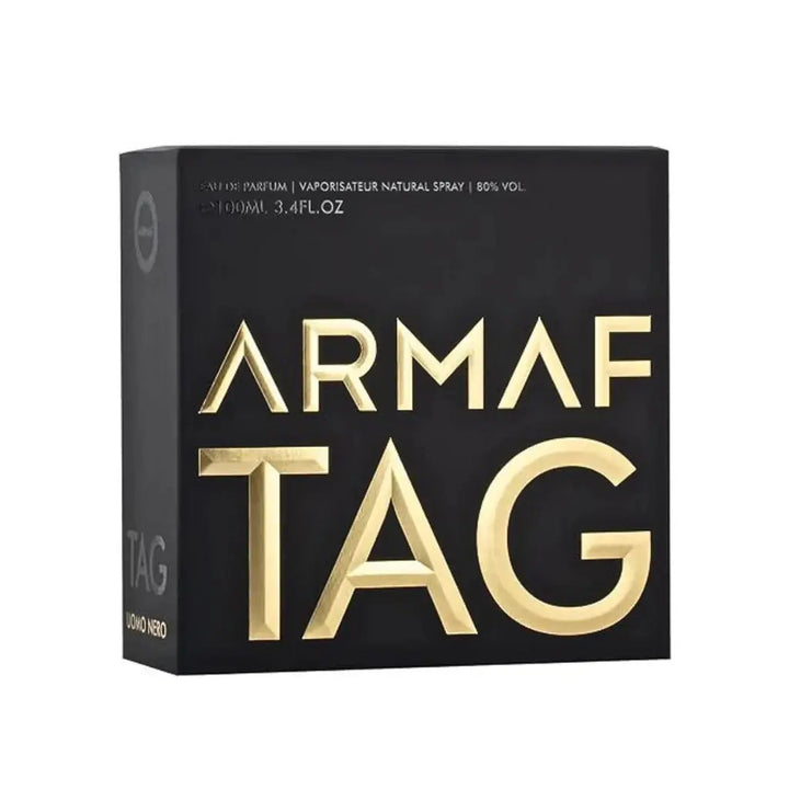Tag Uomo Nero By Armaf 3.4oz Men Eau De Parfum Spray