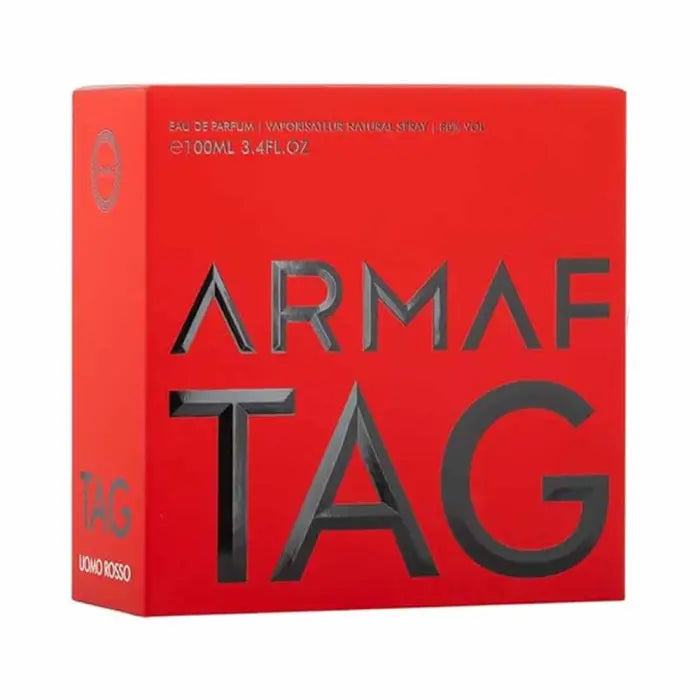 Tag Uomo Rosso By Armaf For Men 3.4oz EDP Spray Armaf