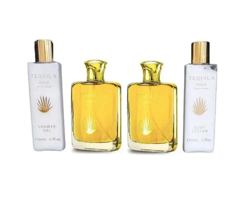 Tequila Gold 4 Piece Gift Set For Men's EDP - perfumesandrea