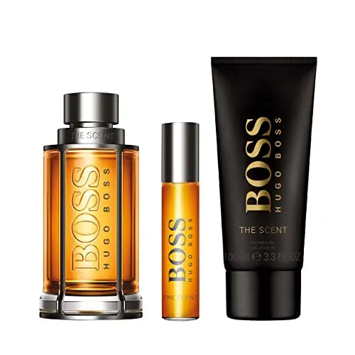 Boss The Scent Men 3Pc Set with 3.3oz Eau de Toilette Spray
