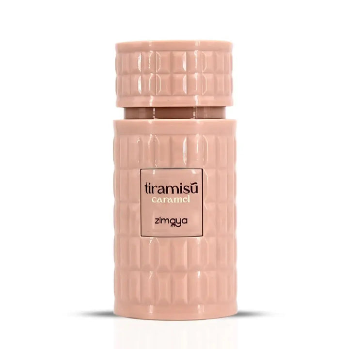 Tiramisu Caramel by Zimaya EDP bottle close-up