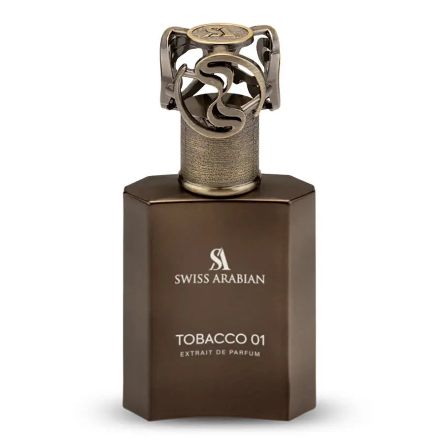 Tobacco 01 by Swiss Arabian 1.7oz Extrait de Parfum bottle detail