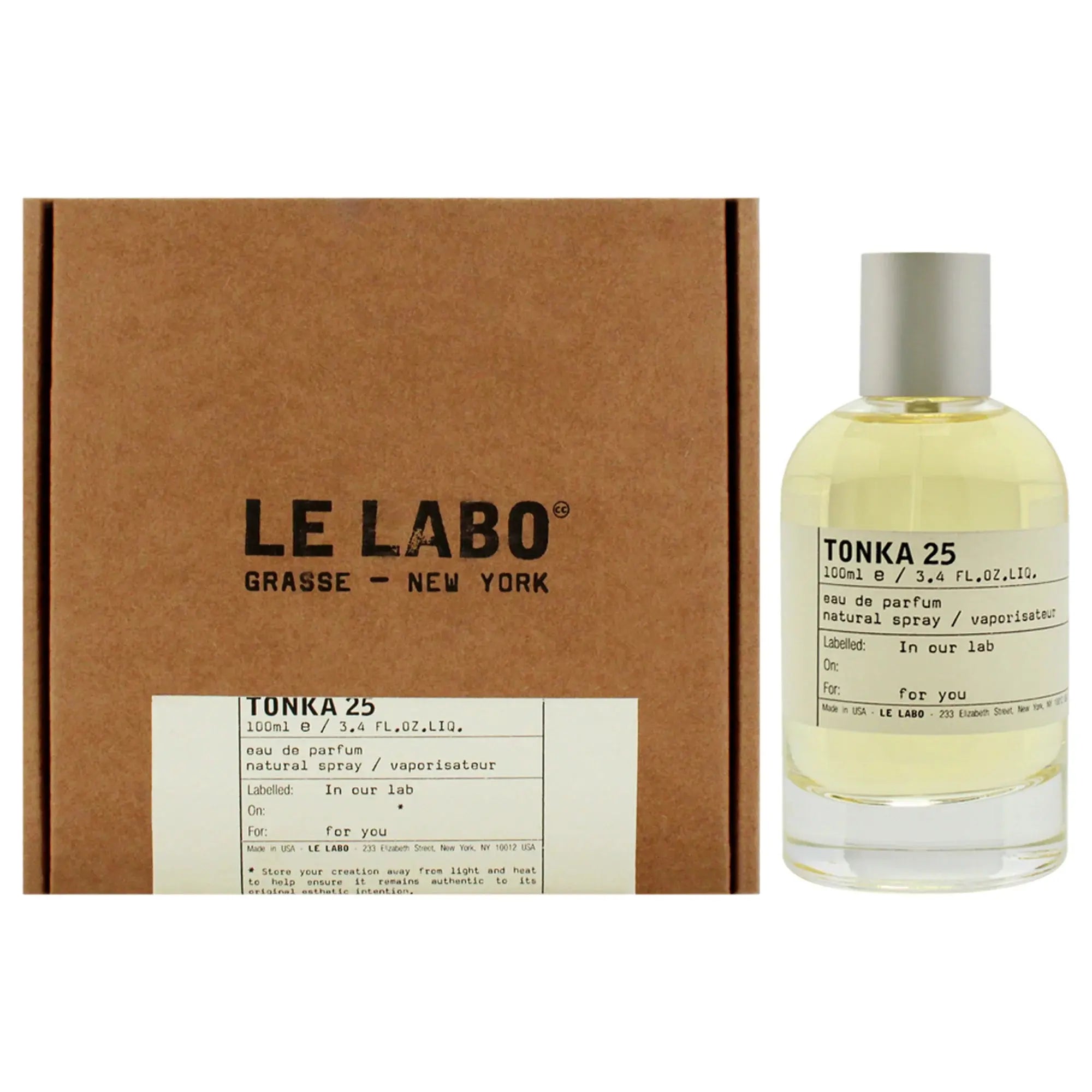 Tonka 25 By Le Labo For Unisex 3.4oz EDP Spray Le Labo
