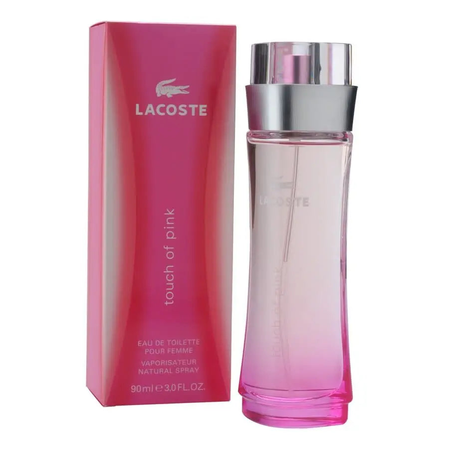 Touch Of Pink by Lacoste For Women 3.0 oz EDT Spray - perfumesandrea